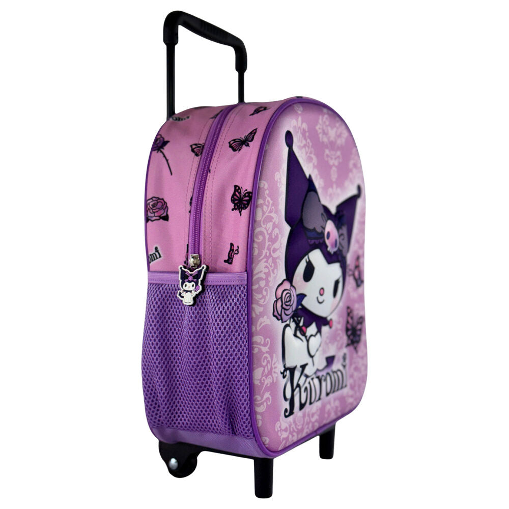 3D Purple Kuromi Hello Kitty Trolley 32cm