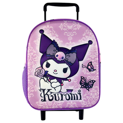 3d purple kuromi hello kitty trolley 32cm