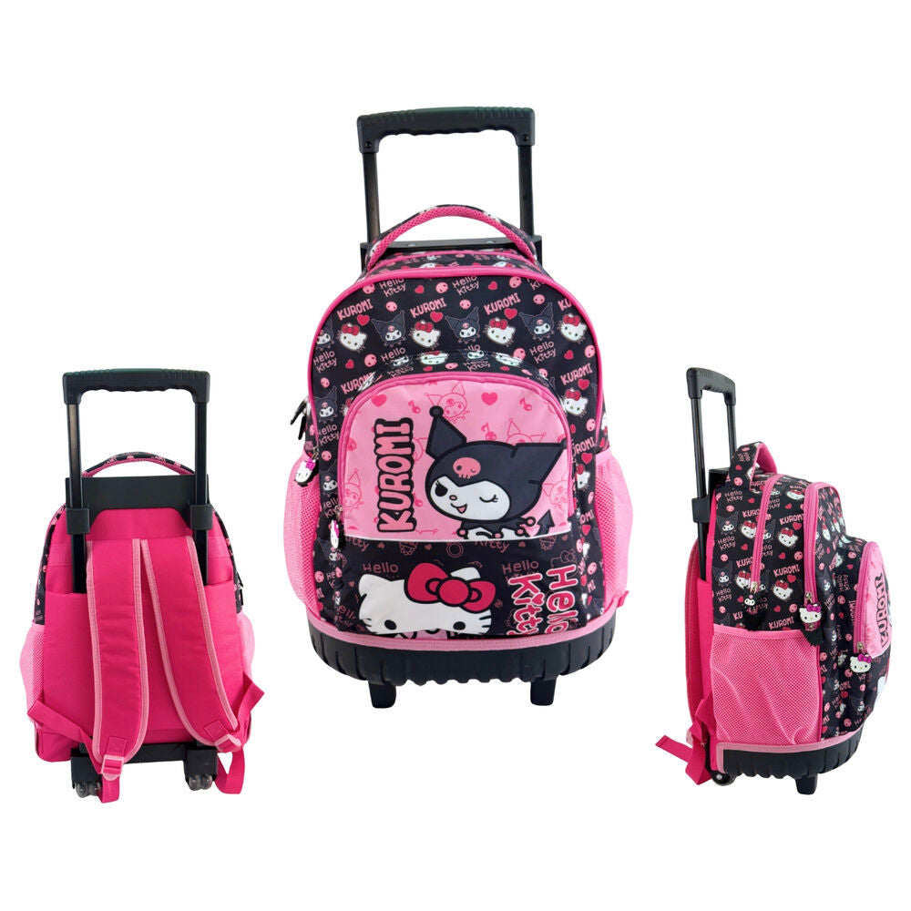 Wózek Kuromi i Hello Kitty 44 cm