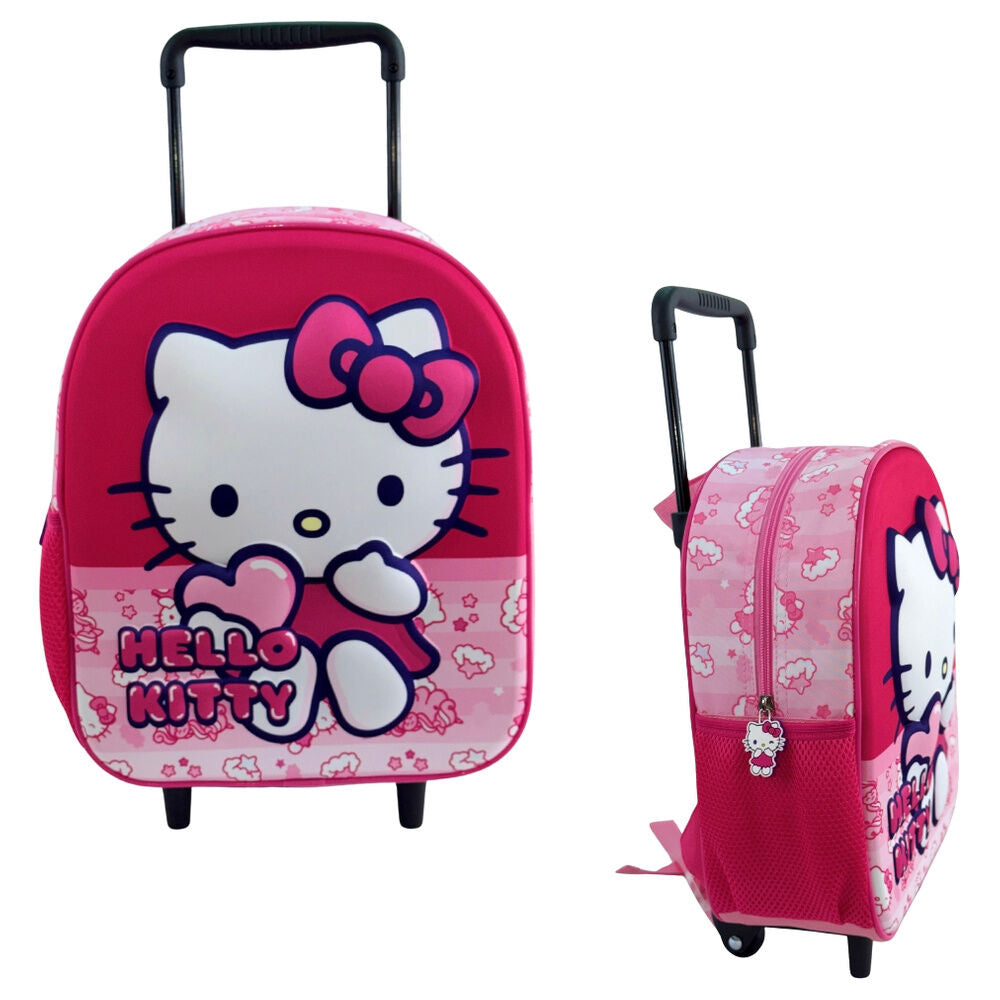 hello kitty 3d trolley 32cm