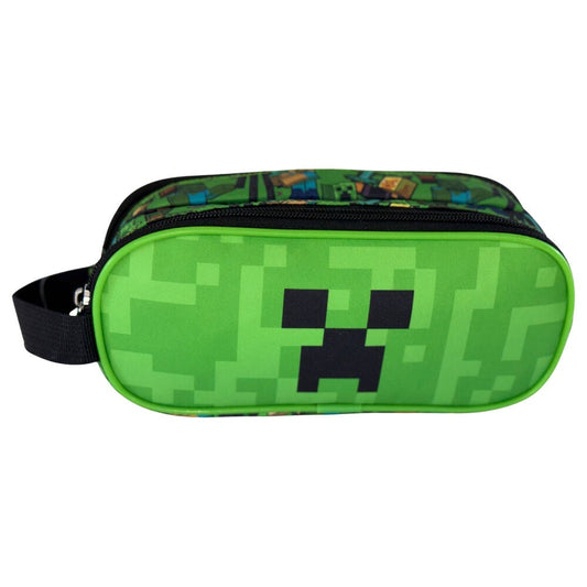 Minecraft Face Zipper Bag
