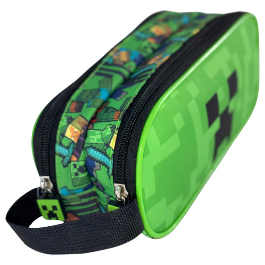 Minecraft Face Zipper Bag