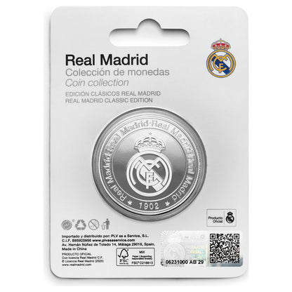 Moneta d'argento del Real Madrid dedicata al Bernabéu