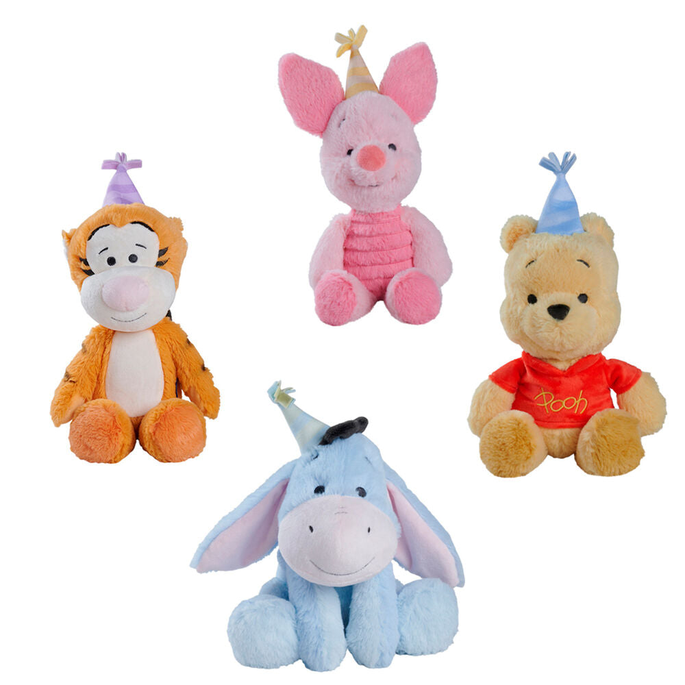 disney winnie the pooh anniversary plush toy 25cm assorted