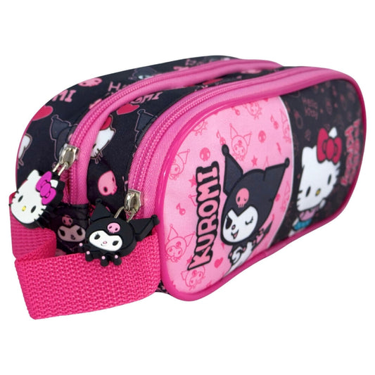 Kuromi Hello Kitty Pencil Case