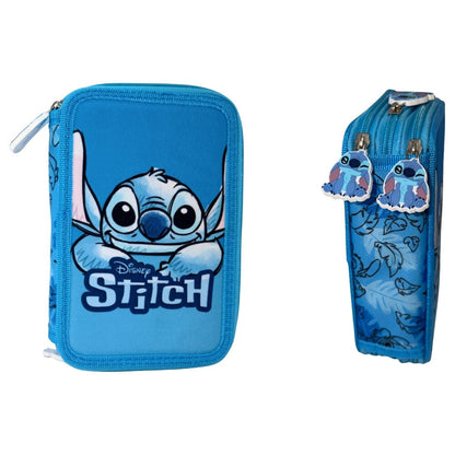 Smile Stitch Disney triple pencil case