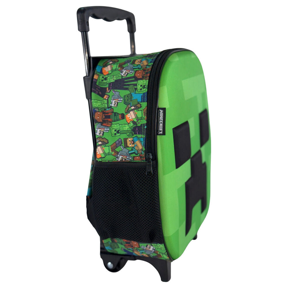 Carrinho Minecraft com rosto 3D 32 cm