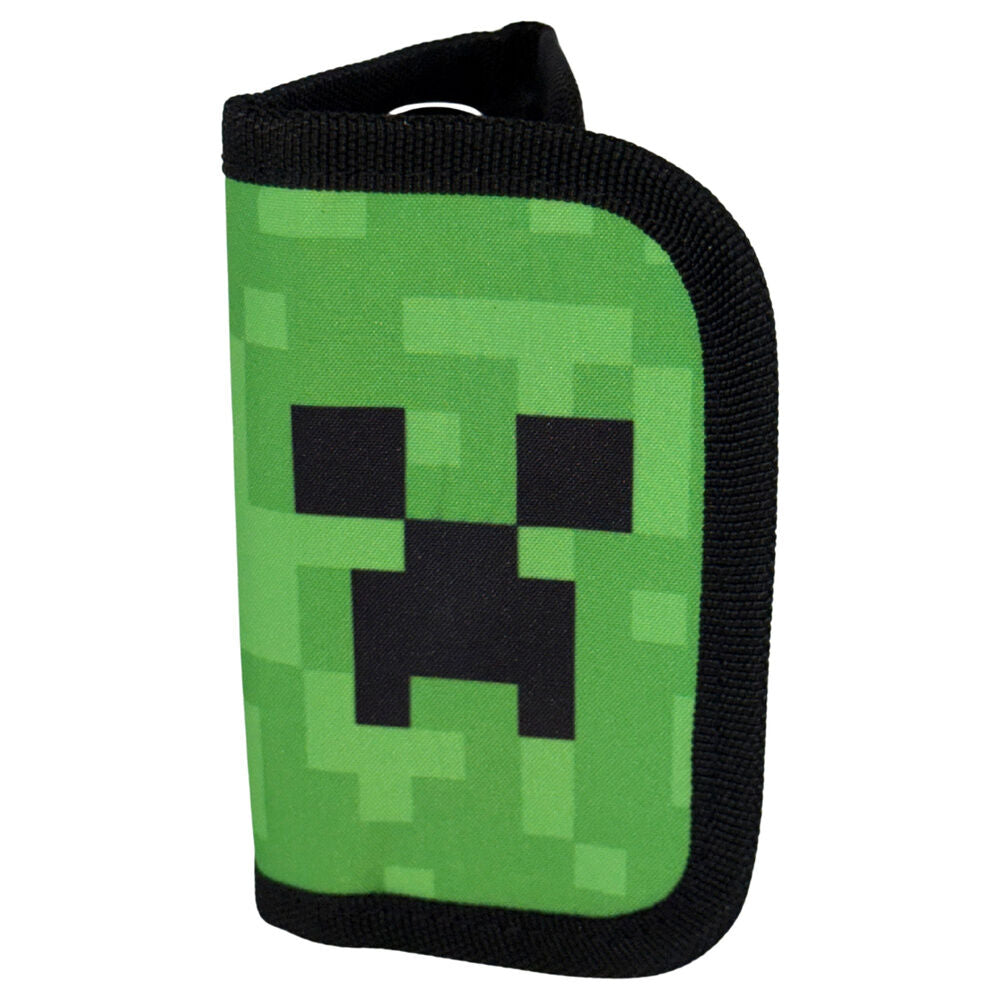 Minecraft Face Zipper Bag