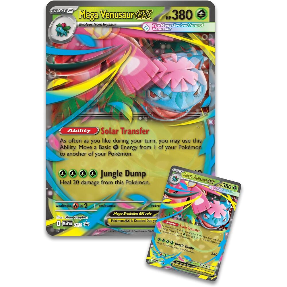 Premium blister pack Mega Venusaur Pokemon cards (English)