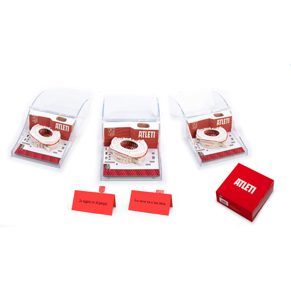 3D Notebook Metropolitano Stadium Atletico de Madrid