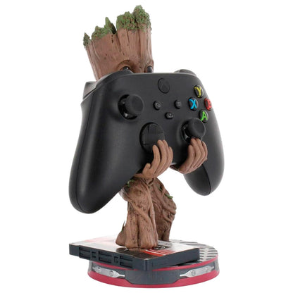 Suporte de 20 cm do Groot sorridente da Cable Guy Guardiões da Galáxia Marvel