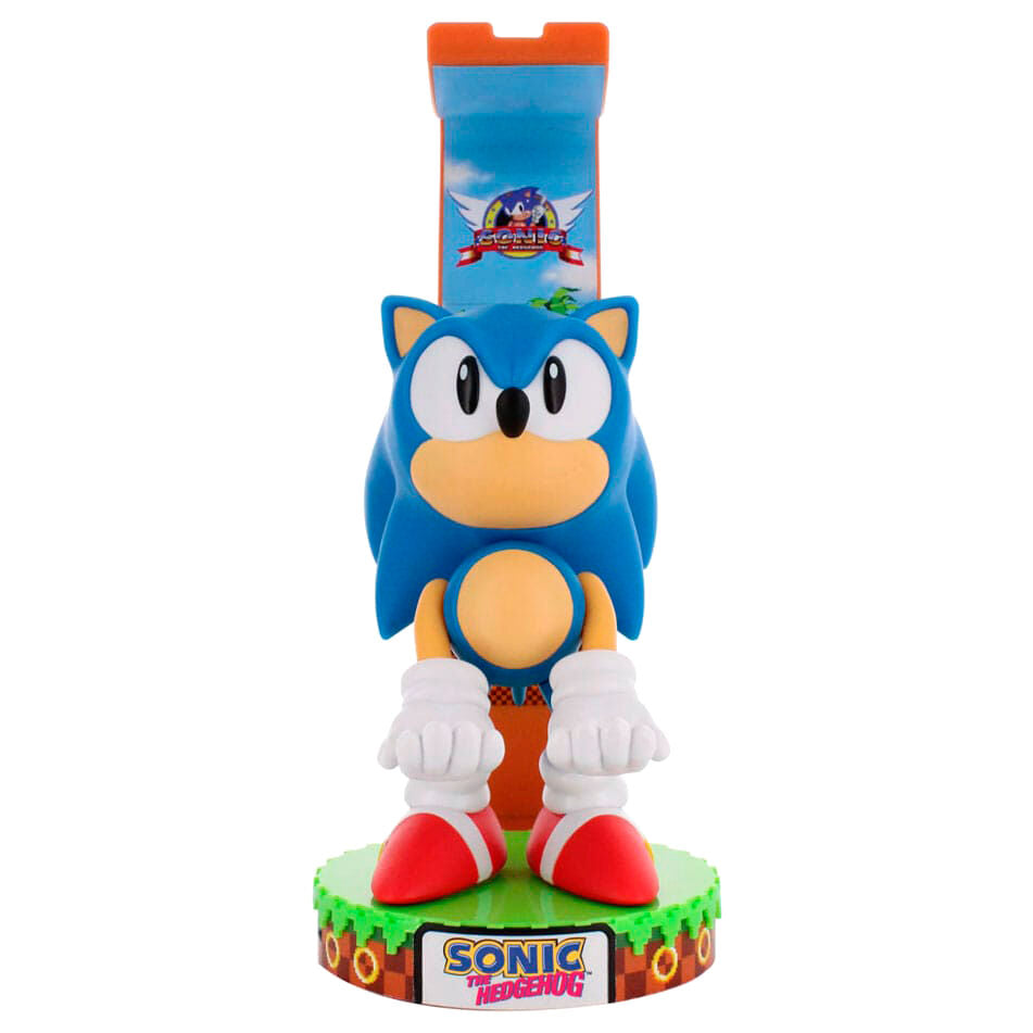 cable guy deluxe sonic the hedgehog figure holder stand 20cm