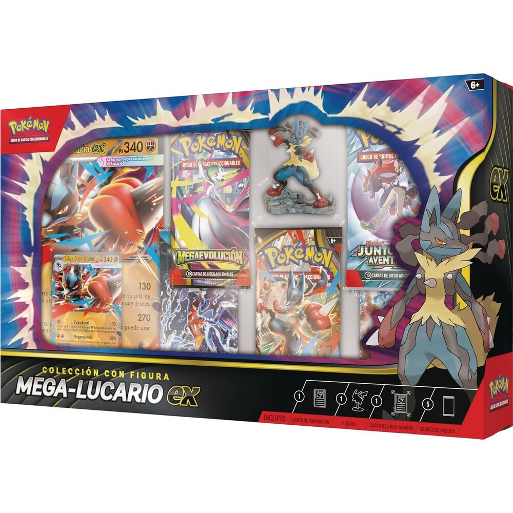blister cards mega lucario ex pokemon latino