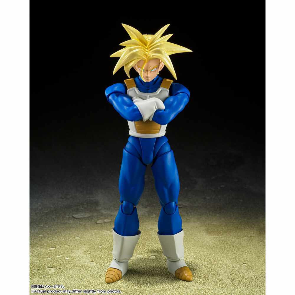 Figurine S.H. Figuarts Super Saiyan Trunks Super Pouvoir Latent Infini Dragon Ball Z 14 cm