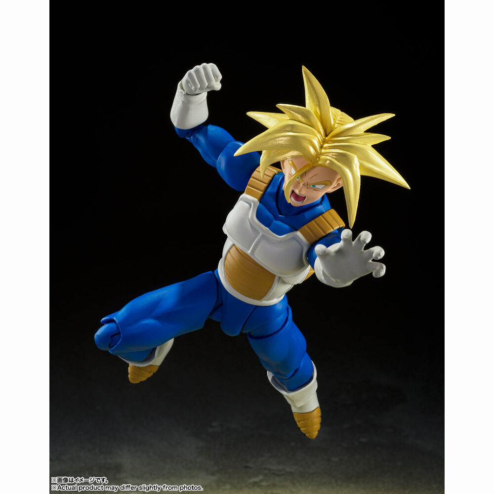 Figurine S.H. Figuarts Super Saiyan Trunks Super Pouvoir Latent Infini Dragon Ball Z 14 cm