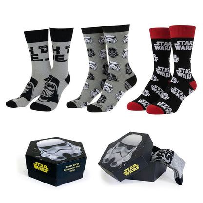 Set di 3 paia di calzini da adulto di Star Wars
