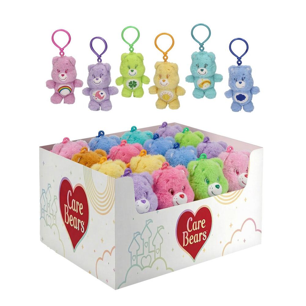 care bears plush keychain assortment