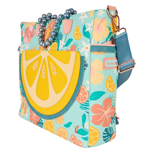 Mochila Loungefly cor limão 33 cm