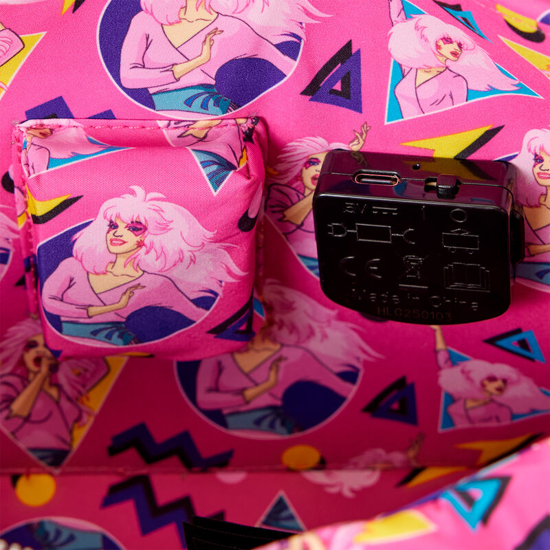 Bolsa transversal Loungefly da Hasbro inspirada em Jem e as Hologramas