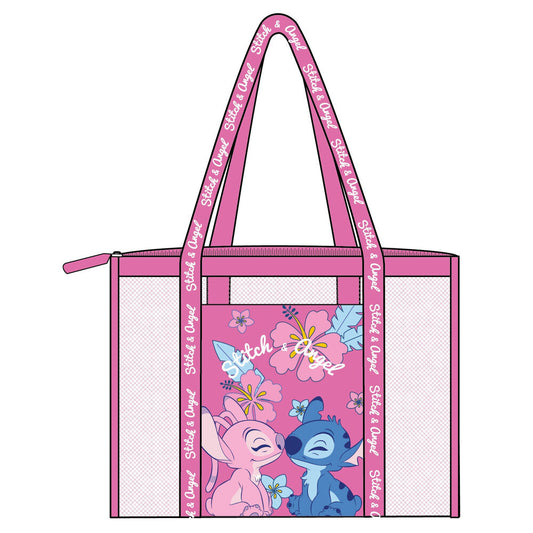 Disney Angel & Stitch mesh beach bag