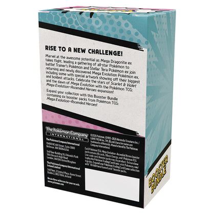 Ascended Heroes 2 5 Mega Evolution Pokemon Booster Bundle Card Game (English)