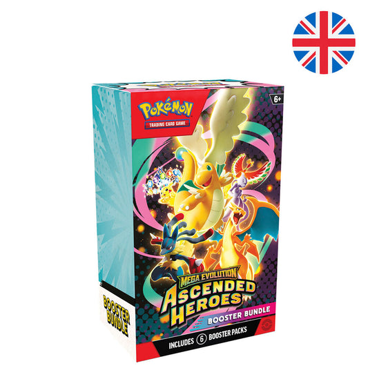 ascended heroes 25 mega evolution pokemon booster bundle card game (english)