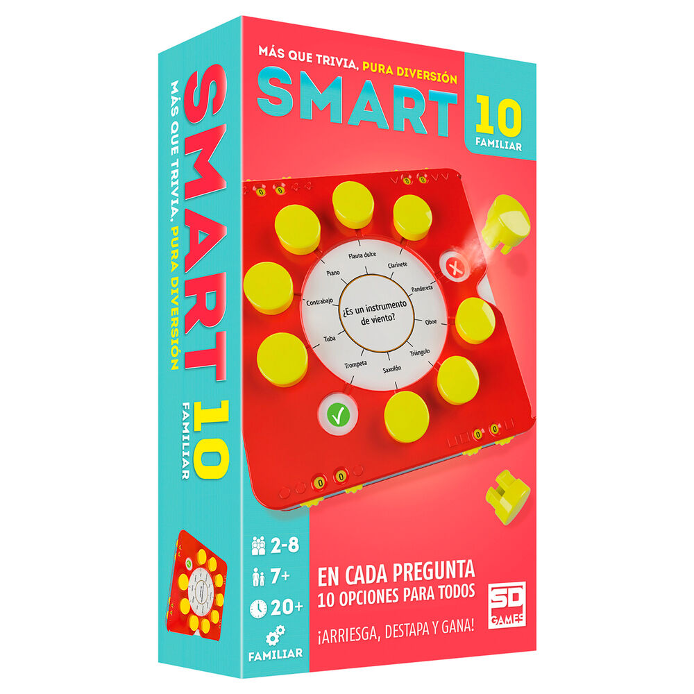 smart 10 family board game (spanish)