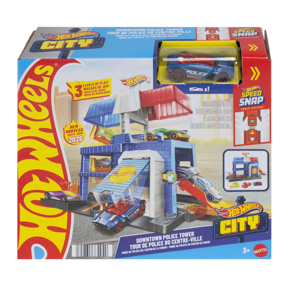 hot wheels city police station