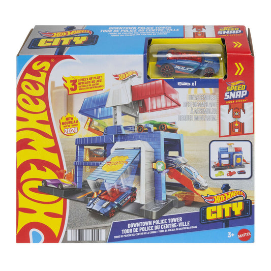 hot wheels city police station