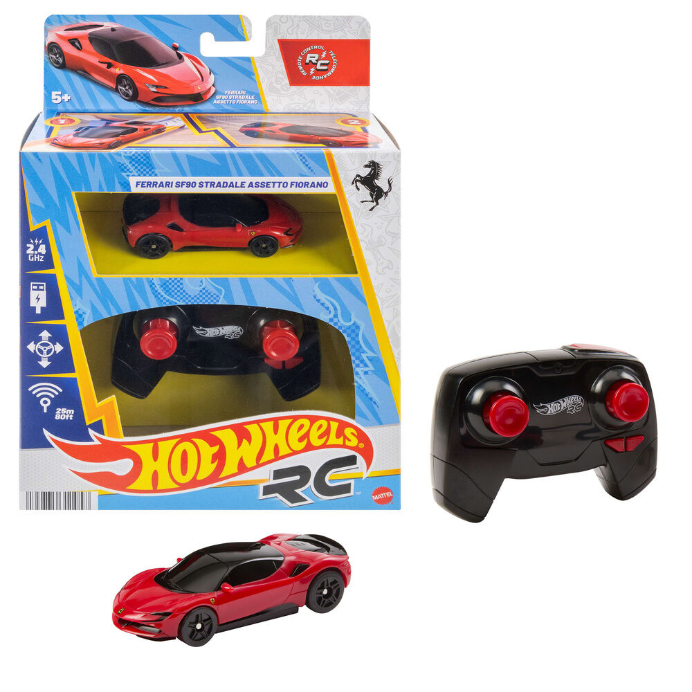 ferrari sf90 hot wheels radio control car