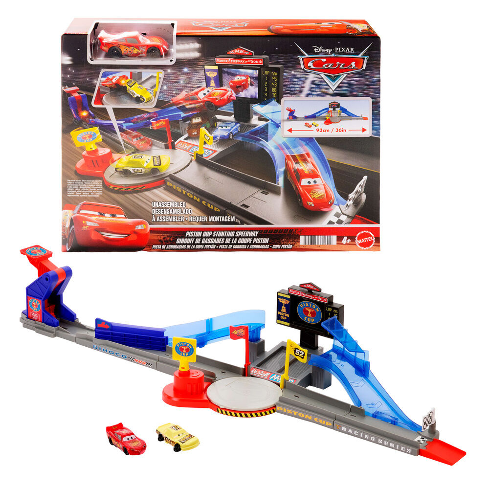 piston cup racing track lightning mcqueen cars disney pixar