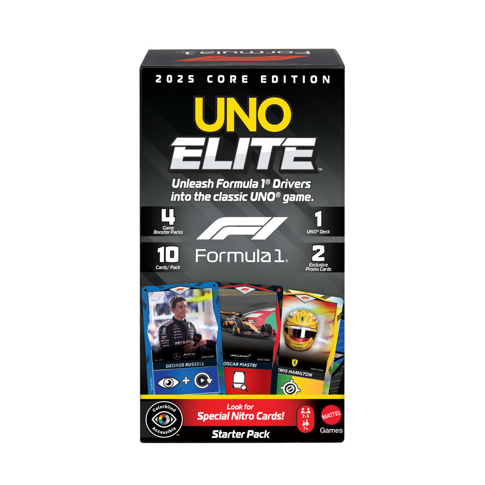 uno elite f1 starter pack card game