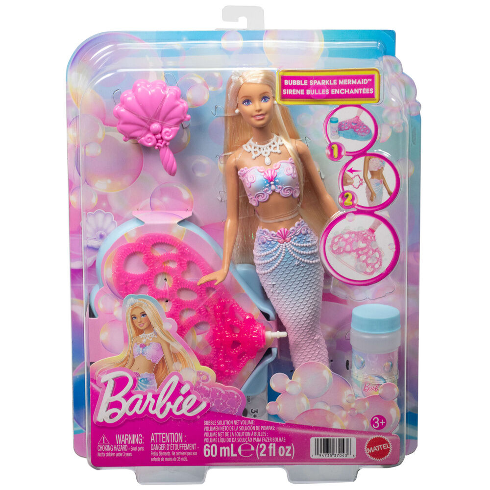 barbie bubble mermaid doll