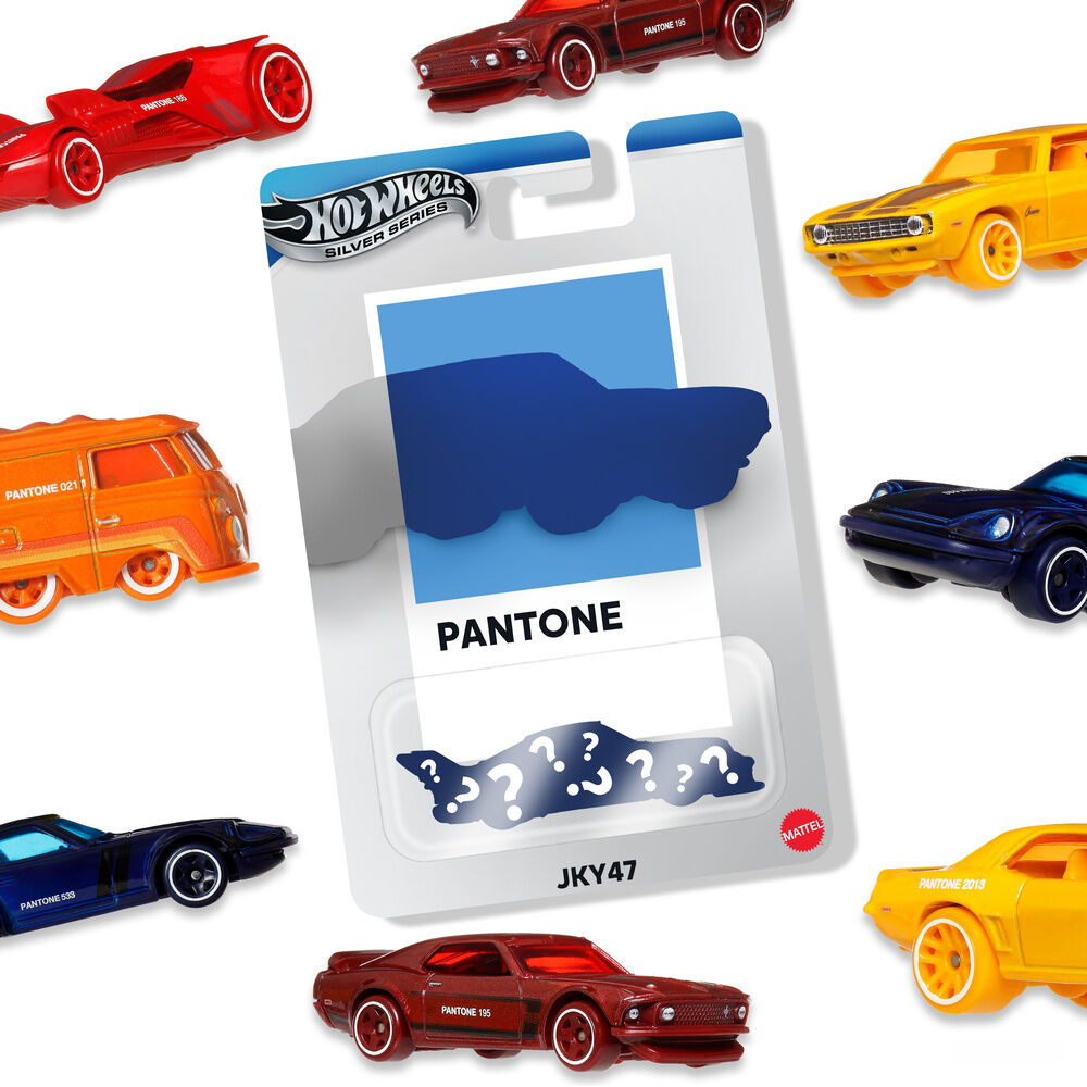hot wheels silver series pantone car assortment