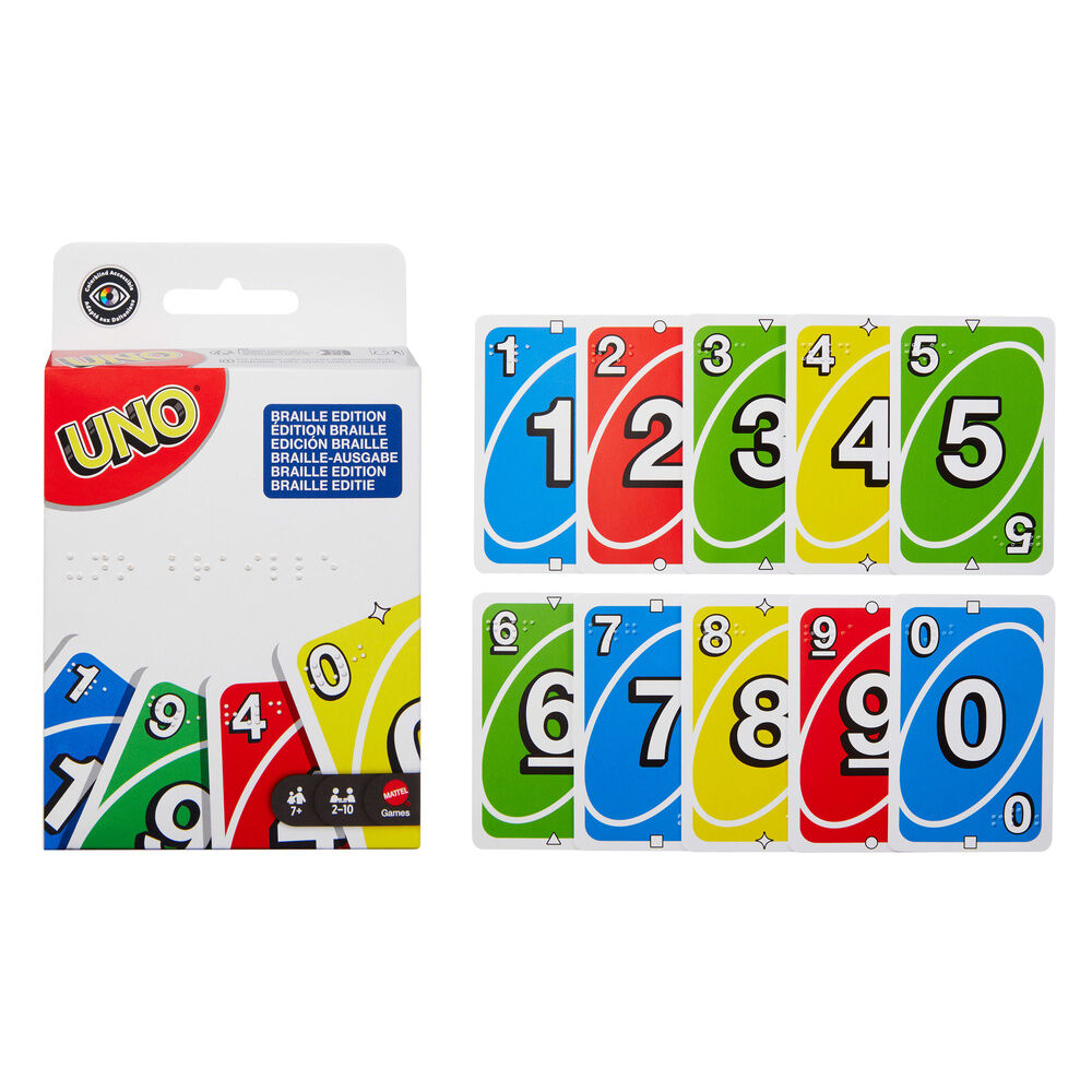 UNO gioco di carte in Braille