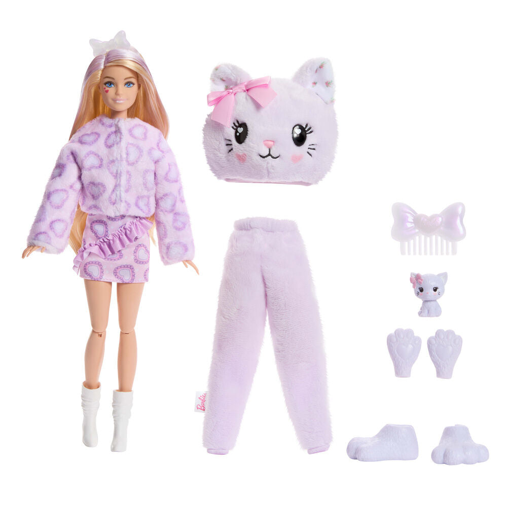 lilac cutie reveal sweet bows barbie kitty doll