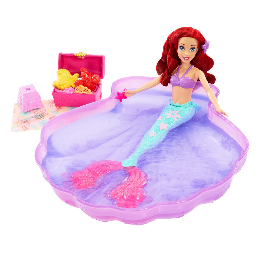 Ariel a boneca água e areia A Pequena Sereia Disney