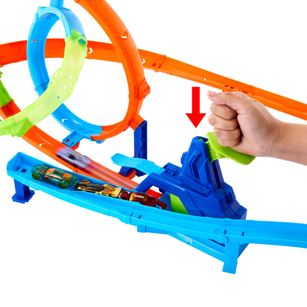 Hot Wheels Cyclone à lancement rapide