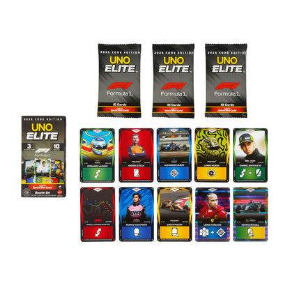 UNO Elite F1 Pacote de Reforço para Jogo de Cartas