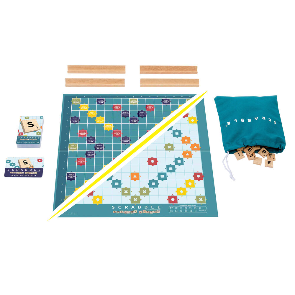 Scrabble Core Wood board game (Spanish)