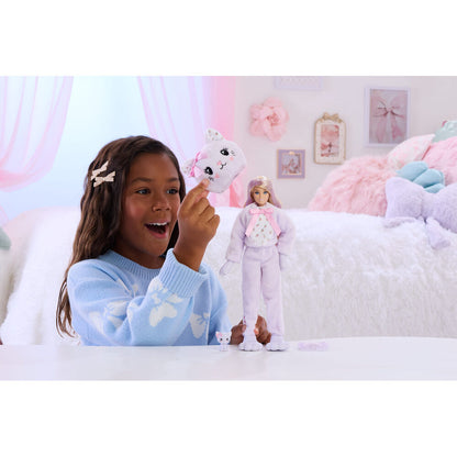 Poupée Barbie Chat Lilac Cutie Reveal Sweet Bows