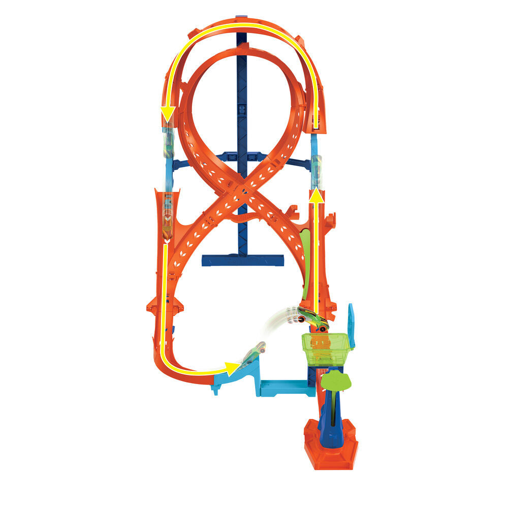 Salto verticale Hot Wheels 8
