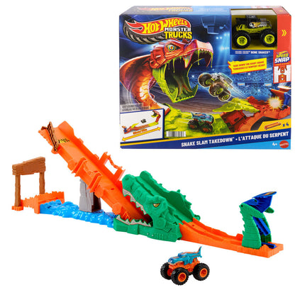 Éliminez les camions monstres Hot Wheels Crocodile