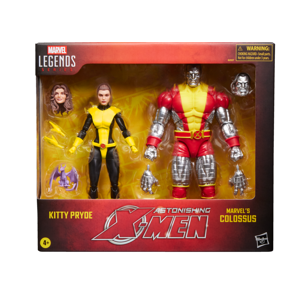 blister 2 figures kitty pryde & marvel's colossus astonishing x men marvel 15cm