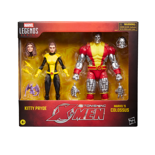 blister 2 figures kitty pryde & marvel's colossus astonishing x men marvel 15cm