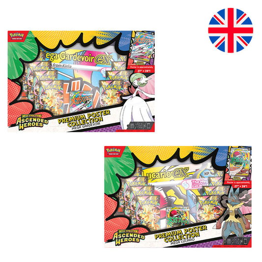 premium blister pack poster collection ascended heroes pokemon cards (english assortment)