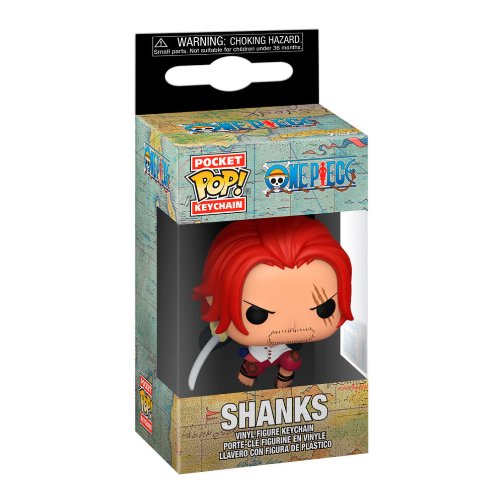 Chaveiro Pocket POP One Piece Shanks