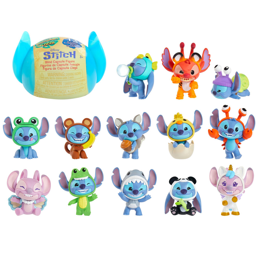 surprise capsule figure goes wild stitch disney assortment