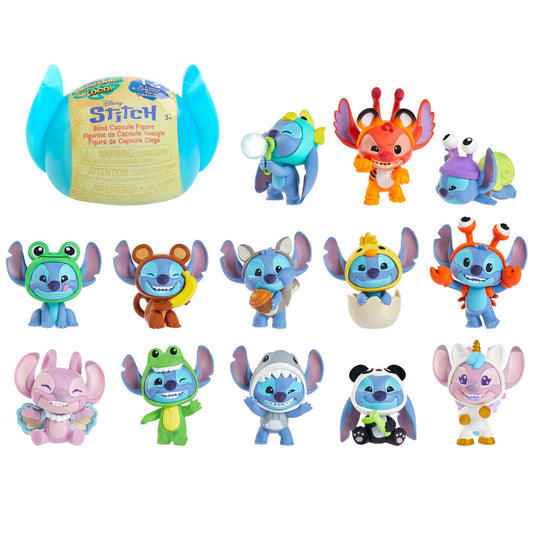 Surprise Capsule Figure Goes Wild Stitch Disney Assortment