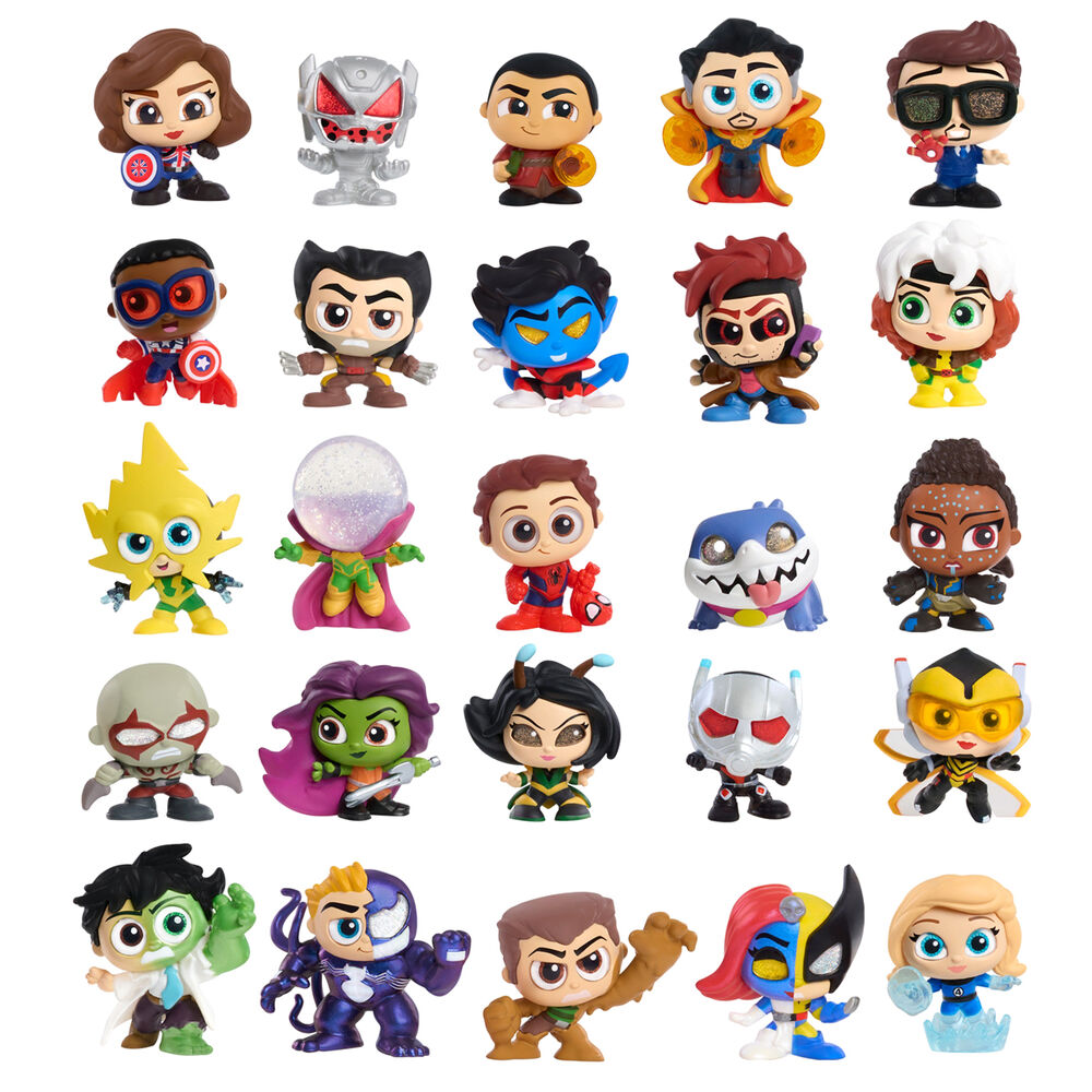 Surprise capsule 4 figures Action Mini Peek Series 2 Marvel Doorables assorted